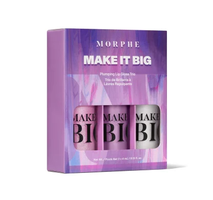 Morphe Ultralavender Make It Big Plumping Lip Gloss Trio - Imagen 2