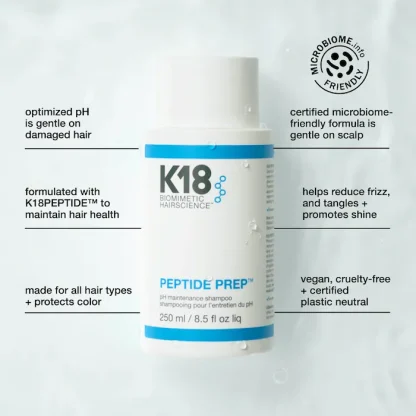 K18 Biomimetic Hairscience PEPTIDE PREP™ pH Maintenance Shampoo - Imagen 3