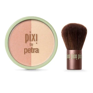 PIXI BEAUTY Beauty Blush Duo + Kabuki