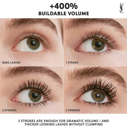 Yves Saint Laurent Lash Clash Extreme Volume Waterproof Mascara YSL - Imagen 5