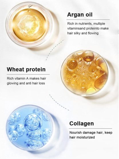 Karseell Collagen Hair Treatment Deep Repair Conditioning Argan Oil  Collagen 500ml - Imagen 2