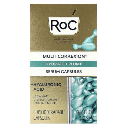 RoC,  MULTI CORREXION® HYDRATE + PLUMP SERUM CAPSULES 30c - Imagen 3