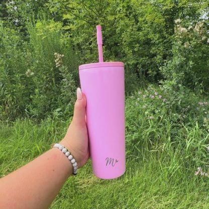 mermaidstraw 22oz Bubblegum Cup - Imagen 2