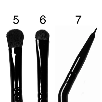 Love + Craft + Beauty 7 PIECE MAKEUP BRUSH SET - Imagen 2