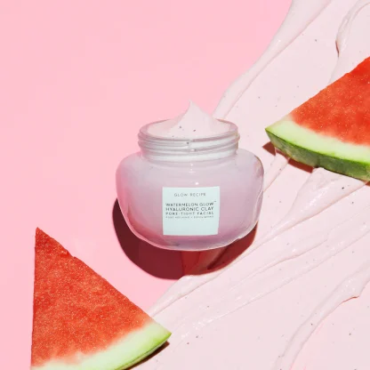 Glow Recipe Watermelon Glow Hyaluronic Clay Pore-Tight Facial Mask 60ml - Imagen 4
