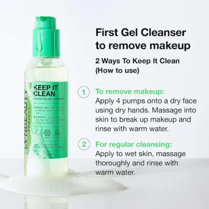 iNNBEAUTY PROJECT Keep It Clean Hydrating Gel Cleanser with Ceramides & 10 Amino Acids - Imagen 6