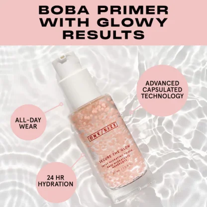 ONE/SIZE by Patrick Starrr Secure the Glow Tacky Hydrating Primer with BOBA Complex - Imagen 4