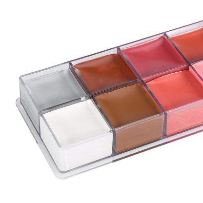 MAGIC 12 Colors Body Flash Tattoo Oil Painting Pigment Makeup Tool Fancy Dress Artist Palette for Halloween - Imagen 5