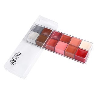 MAGIC 12 Colors Body Flash Tattoo Oil Painting Pigment Makeup Tool Fancy Dress Artist Palette for Halloween