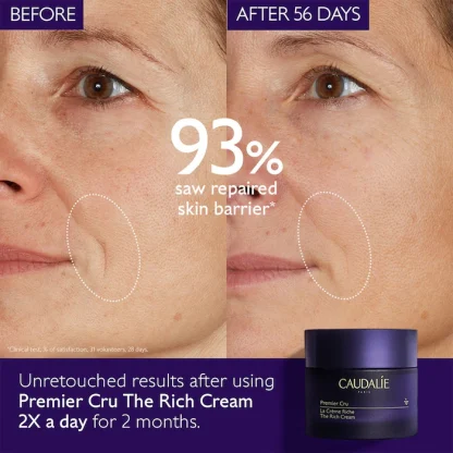 Caudalie Premier Cru Cream Riche trial size-15 ml - Imagen 2