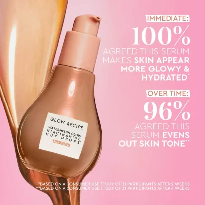 Glow Recipe Watermelon Glow Niacinamide Hue Drops Sun Glow Serum - Imagen 3