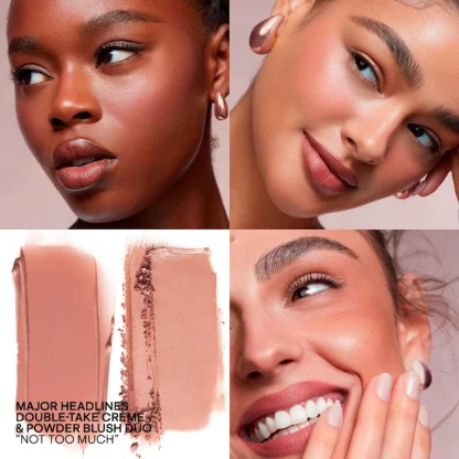 PATRICK TA Major Headlines Double-Take Crème & Powder Blush Duo - Imagen 2