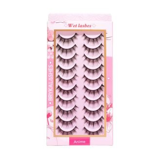 BRYKA Anime Wet Lashes x 10 Pares