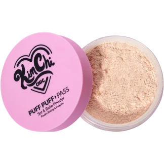 KIMCHI BEAUTY PUFF PUFF PASS SET & BAKE POWDER - 03 TRANSLUCENT  24GR