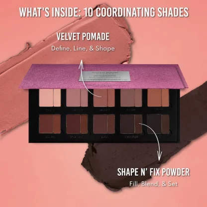 Danessa Myricks Beauty Groundwork: Blooming Romance - Palette For Eyes, Brows, Face & Lips - Imagen 8
