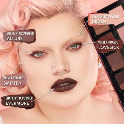 Danessa Myricks Beauty Groundwork: Blooming Romance - Palette For Eyes, Brows, Face & Lips - Imagen 4