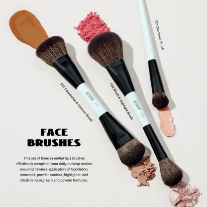 JESSUPB 5-in-3 Duo-End Brush Versatility Collection T500 - Imagen 4