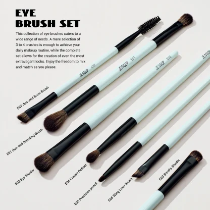 JESSUPB 5-in-3 Duo-End Brush Versatility Collection T500 - Imagen 3