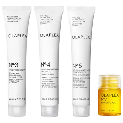 Olaplex No.3, No. 4. No. 5 & No. 7