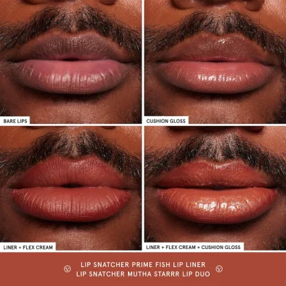ONE/SIZE by Patrick Starrr Lip Snatcher Hydrating Liquid Lipstick and Lip Gloss Duo - Imagen 6