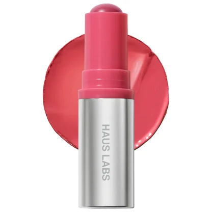 HAUS LABS BY LADY GAGA Color Fuse Longwear Hydrating Glassy Lip + Cheek Blush Balm Stick - Imagen 11