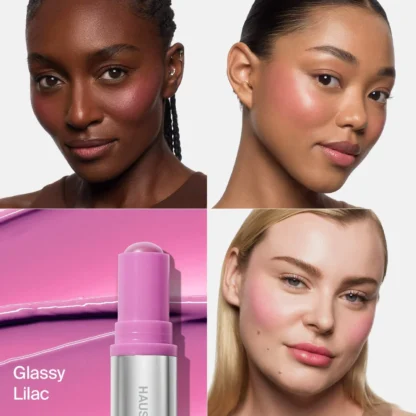 HAUS LABS BY LADY GAGA Color Fuse Longwear Hydrating Glassy Lip + Cheek Blush Balm Stick - Imagen 14