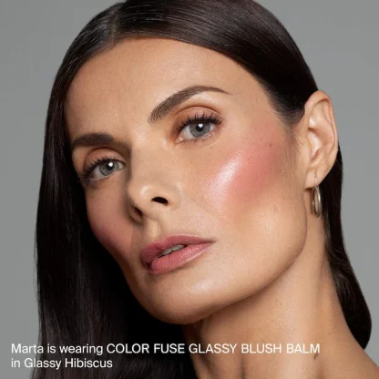 HAUS LABS BY LADY GAGA Color Fuse Longwear Hydrating Glassy Lip + Cheek Blush Balm Stick - Imagen 5