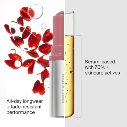 HAUS LABS BY LADY GAGA Color Fuse Longwear Hydrating Glassy Lip + Cheek Blush Balm Stick - Imagen 2