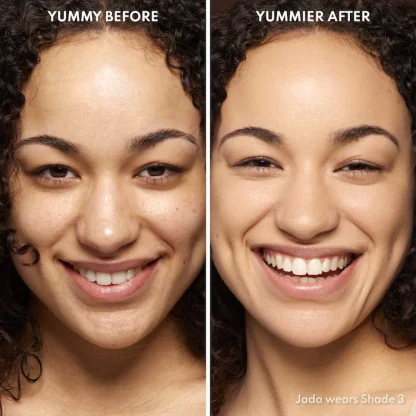 Danessa Myricks Beauty Yummy Skin Blurring Balm Powder tono 2 y 3 - Imagen 2