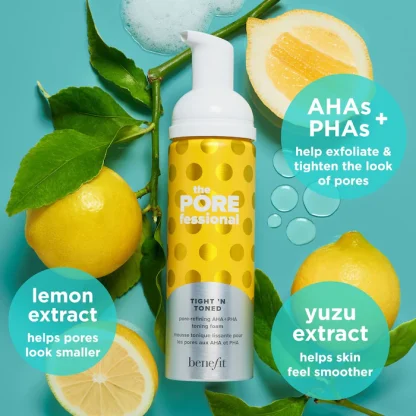 Benefit Cosmetics The POREfessional Tight ’n Toned Pore-Refining AHA+PHA Toner 133ML - Imagen 5