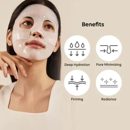 BIODANCE Bio-Collagen Real Deep Mask, Hydrating Overnight Hydrogel Mask, Pore Minimizing, Elasticity Improvement - Imagen 11