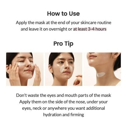 BIODANCE Bio-Collagen Real Deep Mask, Hydrating Overnight Hydrogel Mask, Pore Minimizing, Elasticity Improvement - Imagen 3