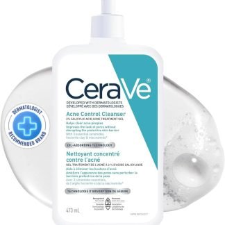 CeraVe Acne Control Face Cleanser with 2% Salicylic Acid 473ml