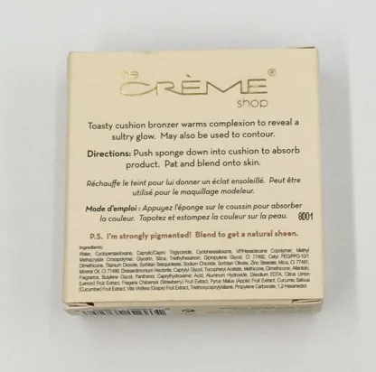 the creme shop toasty cushion bronzer 2 MEIDUM - Imagen 5