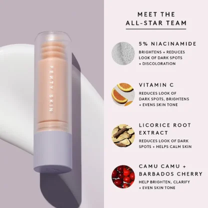 Fenty Skin Watch Ya Tone 5% Niacinamide Dark Spot Serum with Vitamin C - Imagen 5