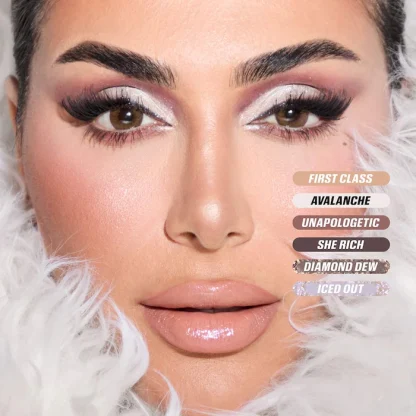 HUDA BEAUTY Icy Nude Eyeshadow Palette - Imagen 2