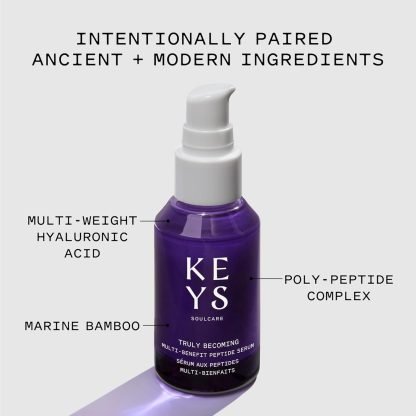 KEYS SOULCARE Truly Becoming Multi-Benefit Peptide Serum for Fine Lines and Wrinkles - Imagen 6