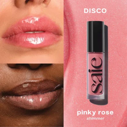 Saie Glossybounce™ High-Shine Hydrating Lip Gloss Oil - Imagen 4