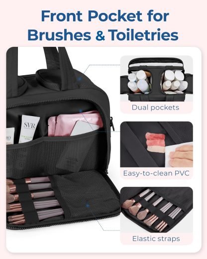 BAGSMART Travel Toiletry Bag, - Imagen 4