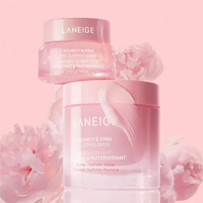 LANEIGE Bouncy & Firm Eye Brightening Sleeping Mask with Peony + Collagen Complex™ - Imagen 3