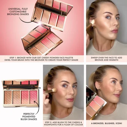 Iconic London Get Cheeky Face Powder Palette - Imagen 4