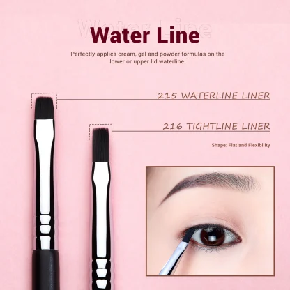 JESSUP Professional Makeup Eyeliner Brush Set 11pcs T324 - Imagen 5
