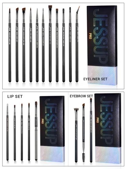 JESSUP Professional Makeup Eyeliner Brush Set 11pcs T324 - Imagen 12