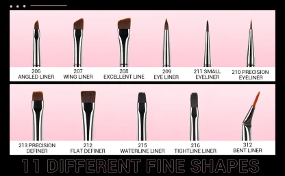 JESSUP Professional Makeup Eyeliner Brush Set 11pcs T324 - Imagen 15