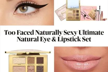 Too Faced Naturally Sexy Ultimate Natural Eye & Lipstick Set - Imagen 8