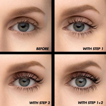 MAKE UP FOR EVER  The Professionall 24HR Double-Ended Lifting & Volumizing Mascara Black - Imagen 6