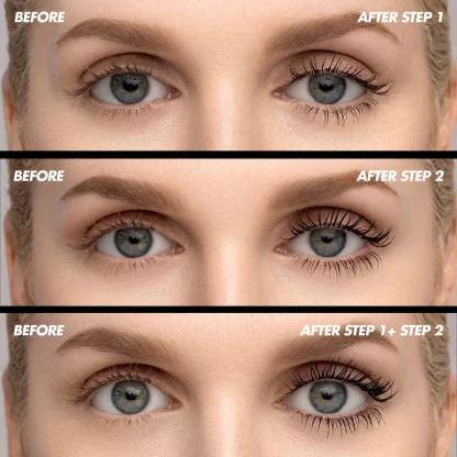 MAKE UP FOR EVER  The Professionall 24HR Double-Ended Lifting & Volumizing Mascara Black - Imagen 3