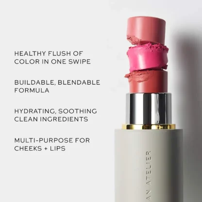 Westman Atelier  Mini Petite Baby Cheeks Lip + Cheek Cream Blush Stick - Imagen 4