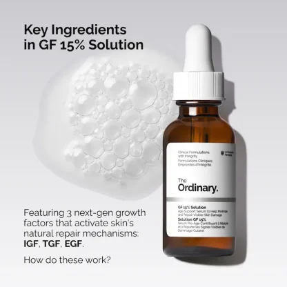 The Ordinary  GF 15% Serum for Visible Skin Repair and Wrinkles 30ml - Imagen 10