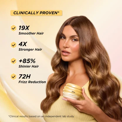 Gisou  Mini Honey Gloss Ceramide Therapy Hydrating Hair Mask  75ml - Imagen 5